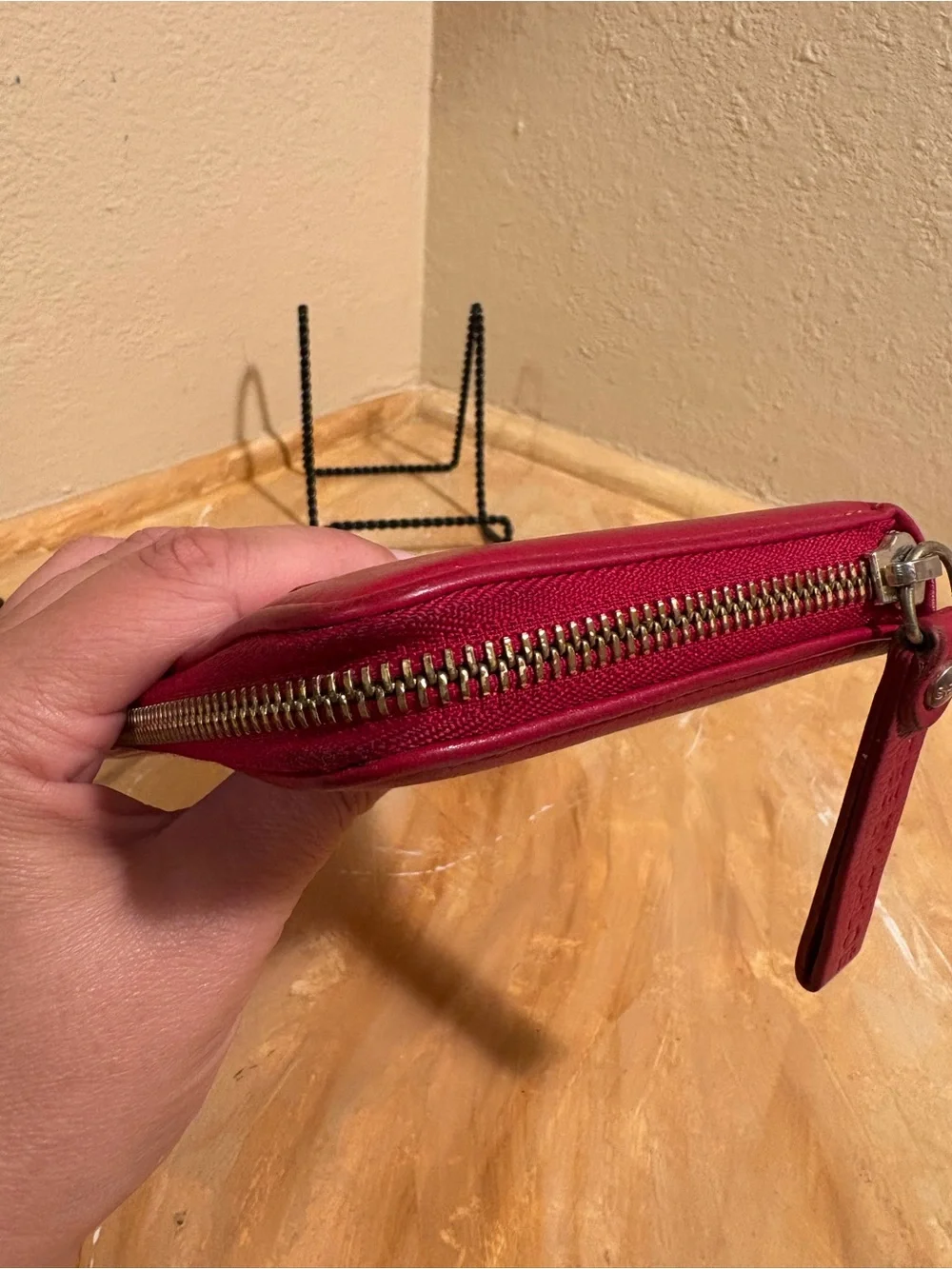 See By Chloe Red zip-around wallet